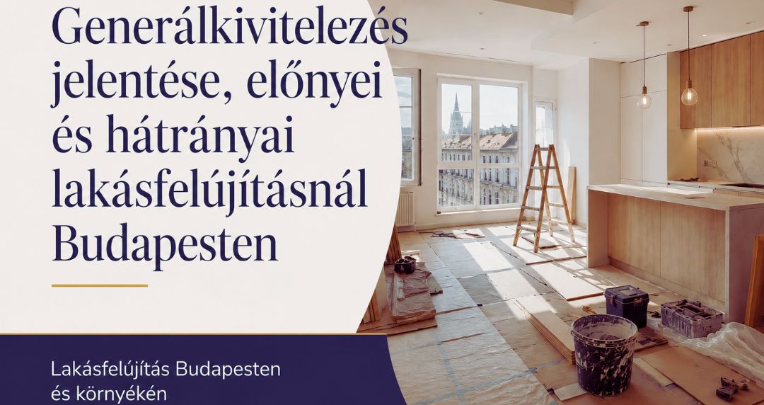 Generálkivitelezés budapesti lakásban